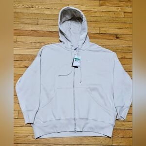 Nike Womens Full Zip Hoodie XL Beige